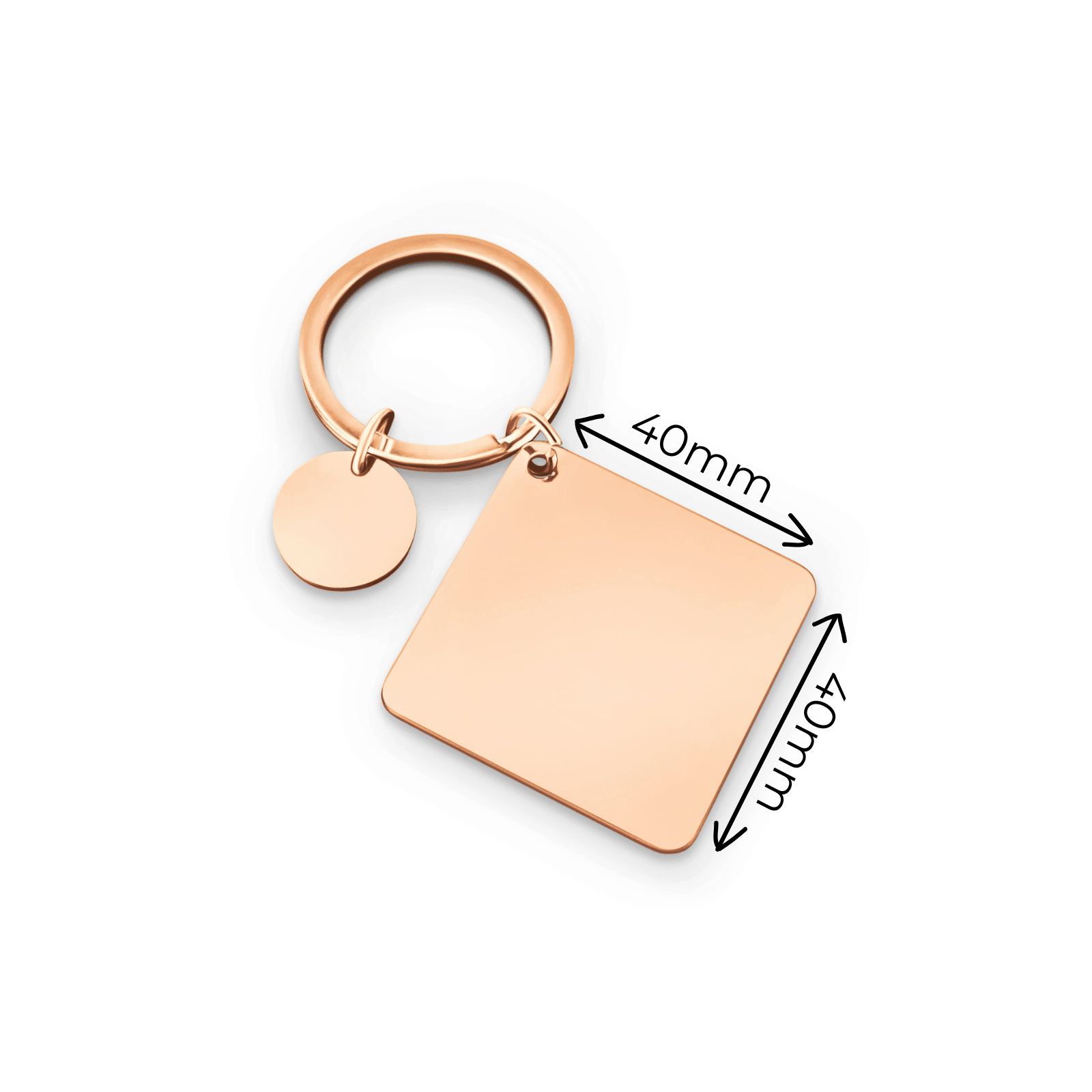 Personalisiertes Foto Schlüsselanhänger - Einzigartige ErinnerungsmarkeSchlüsselanhängerSquaredMomentDimensionen